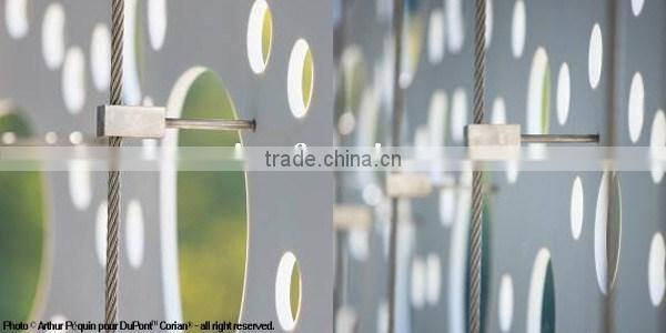 Design acrylic solid surfaces decorating wall