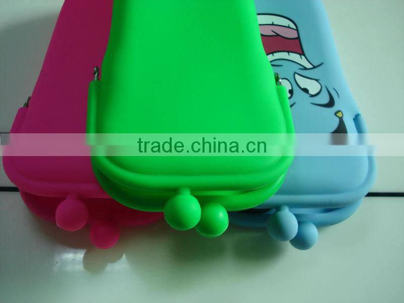 silicone Cosmetic Bag /popular silicone pencil bag