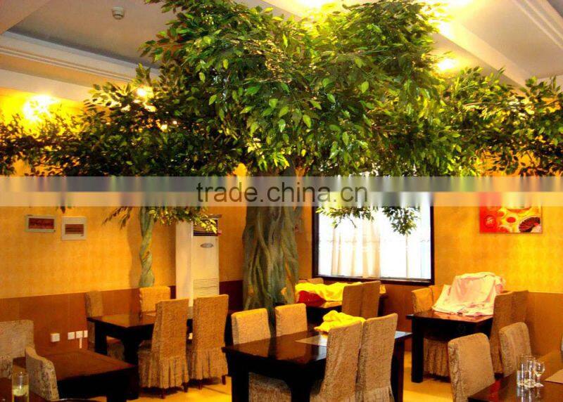 China wholesa decoration tree /outdoor UV proof vivid looking bionic barks ornament artificial ficus tree
