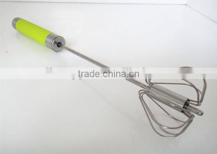 RH-W1 Stainless steel Automatic kitchen rotating egg whisk egg beater