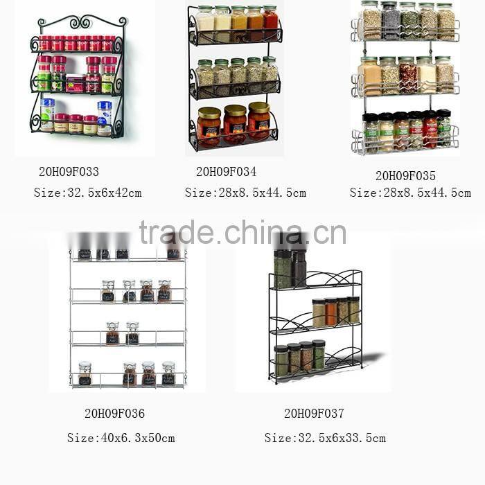 Innocrea 3 Tier Wire Wall Mount Spice Rack