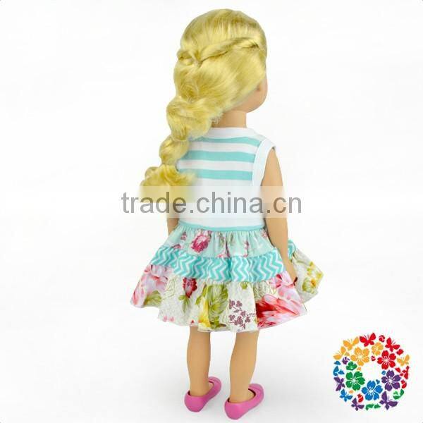 Fashion Girls' Doll One Pieces Dress Clothes Wholesale Cheap 18 Inches American Doll Clothes