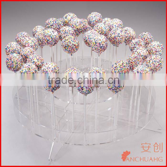 3 tires acrylic food display case perspex bakery showcase