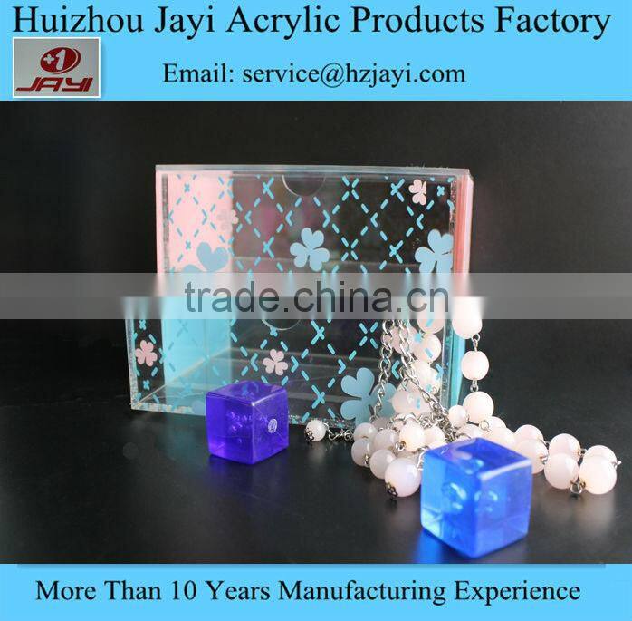 OEM Clear acrylic organizer acrylic jewelry boxes acrylic ice box