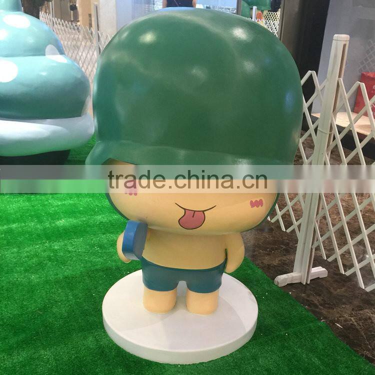 Fiberglass cartoon figurine