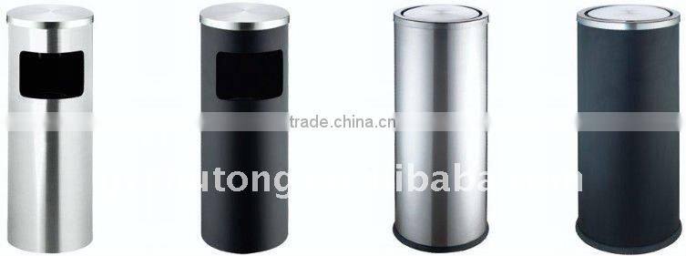 Newest design Hotel passageway ashtray rubbish bin