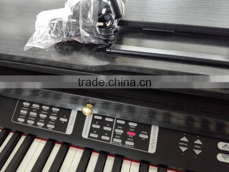 88 weighted keys 3 pedal digital piano in black