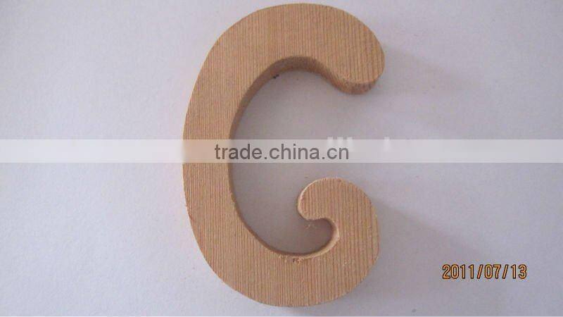 whosesale decorative cheap wooden alphabet letters for crafts