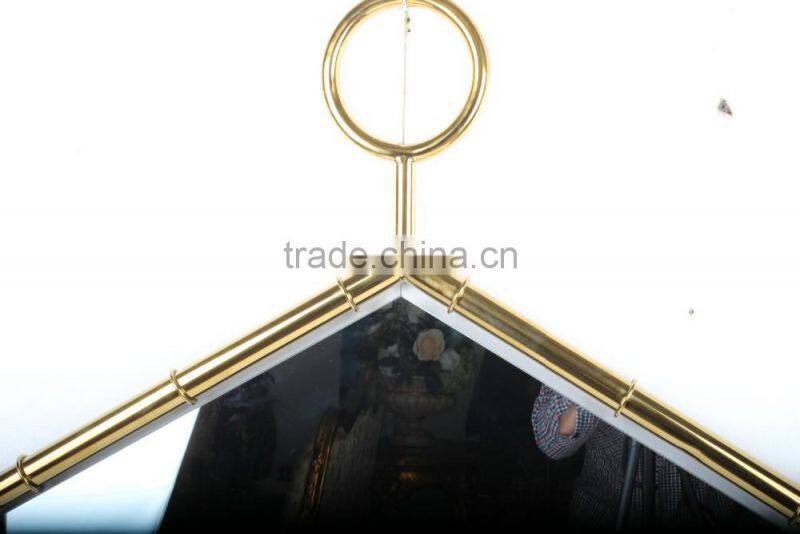 Vertical Stainless Steel Frame Mirrors Living Room Wall Arts