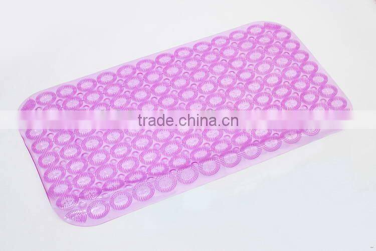 Customized color safety baby pvc bath mat