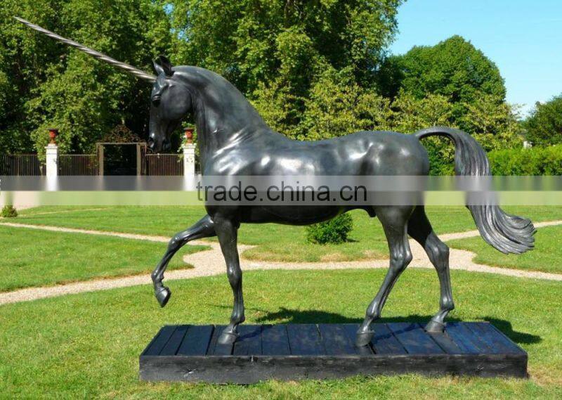 animal metal bronze garden lost casting wax cheval sculpture