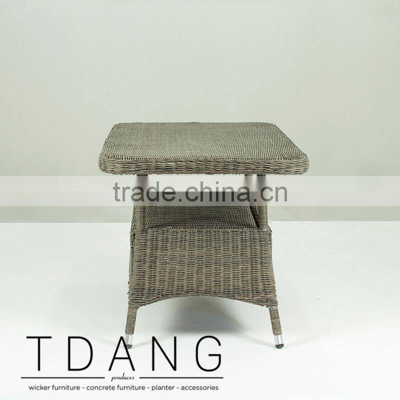 Manning Wicker K-D Table - Garden Outdoor Rattan Dining Table