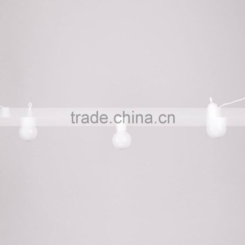 20 Warm White Indoor Outdoor Use hanging LED Festoon Party Lights