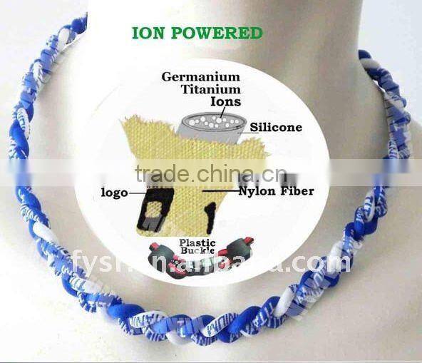 Healthy germanium silicone titanium necklace