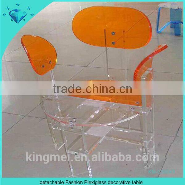 detachable Fashion Plexiglass decorative table