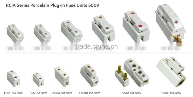 hot sale RCIA 200A ceramic fuse