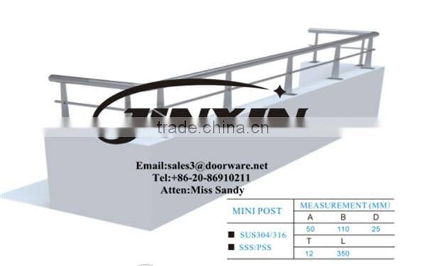 Building Roof Stainless Steel Handrail Balustrade/Guardrail Balustrade