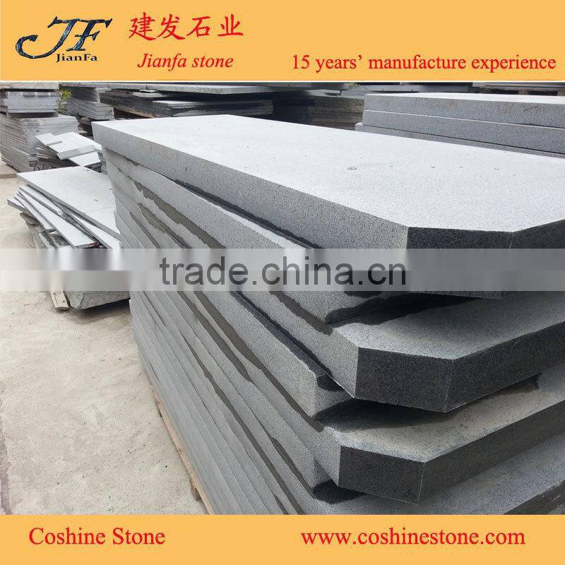 decorative stone china Sesame Black Granite G654 granite dark grey granite outdoor stairs steps