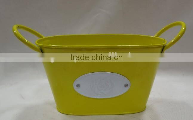 plant zinc pot/planter