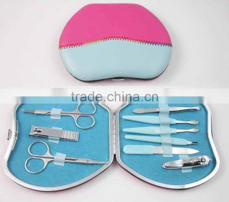 Fashion Style Solid Frame Case Manicure And Pedicure Sets