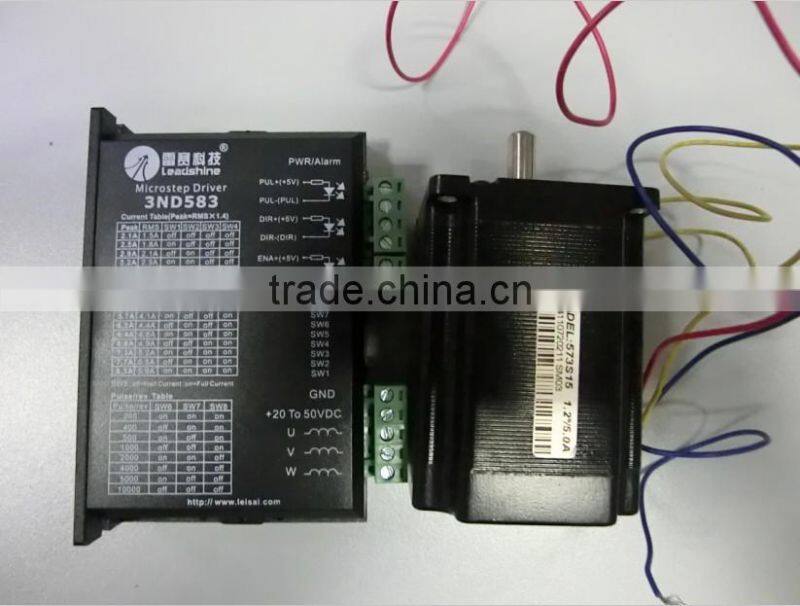 leishine steper motor and driver 573S15 and 3ND583 For laser engraving and cuting