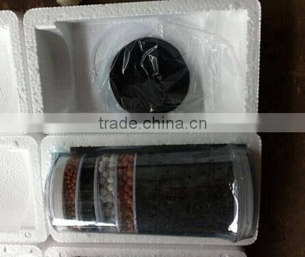 Activated carbon particles filter with 6 layer