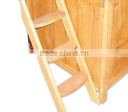 Apartment Style Indoor/Outdoor Wooden Pet House Kennel for Dog / Cat