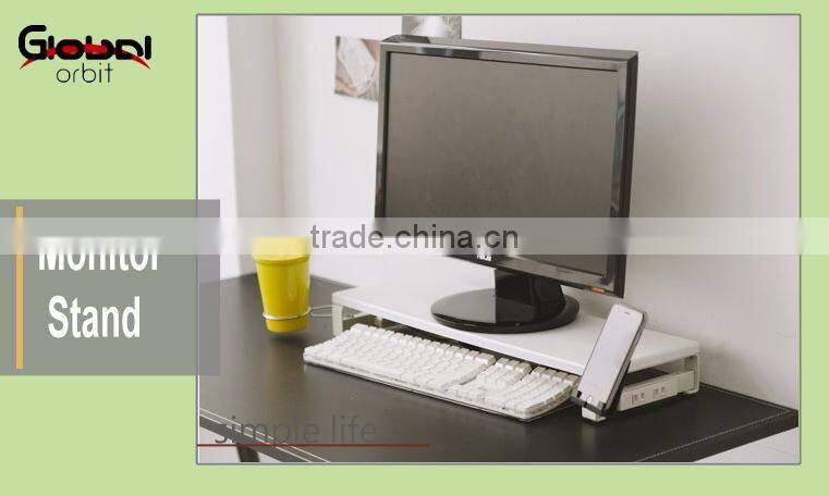 glass computer lcd monitor stand,metal display rack