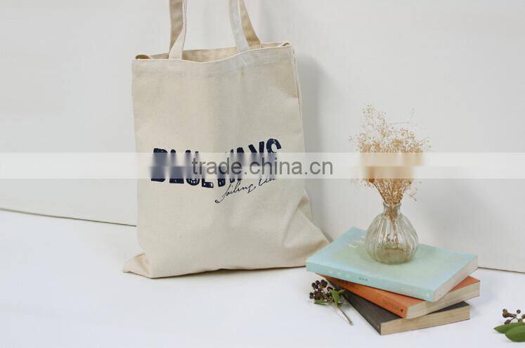 Wholesale natural cotton shopping bag/cotton road bag/organic cotton tote bag