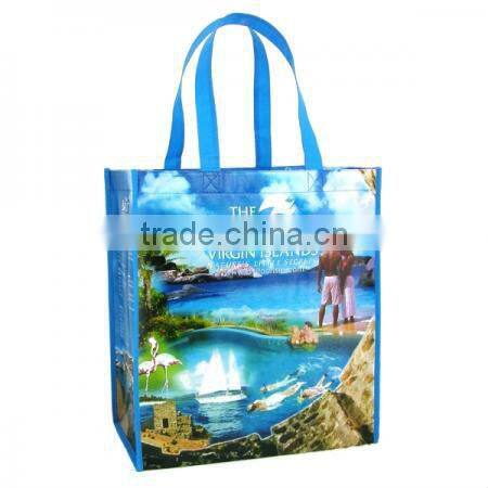 CMYK Printing Laminated PolyPro Tote Bag