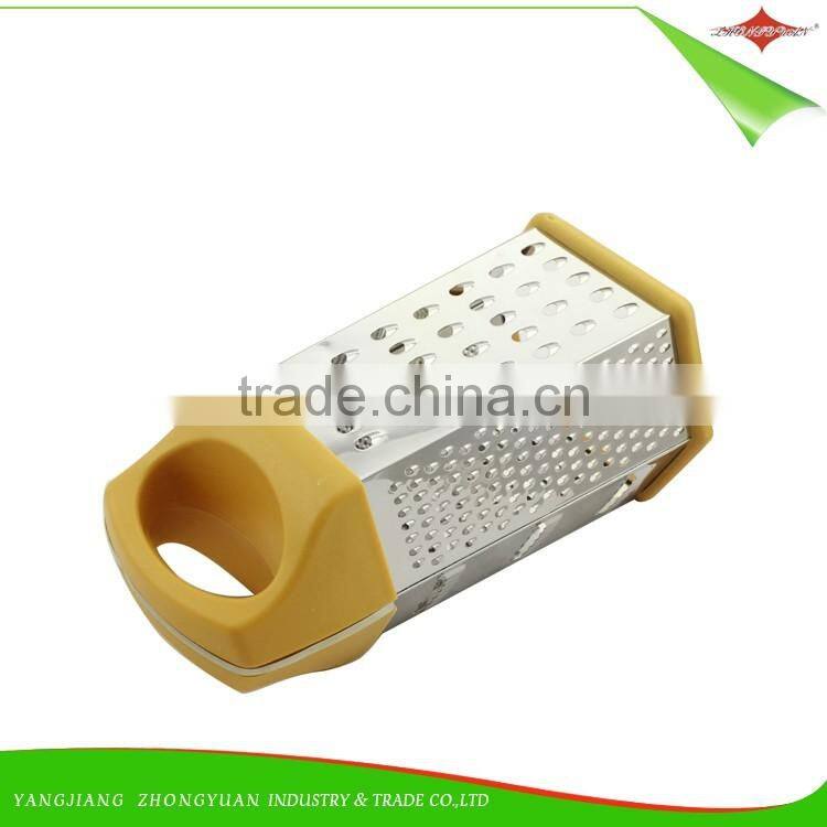 ZY-N5041 stainless steel cheese vegetable box multi purpose grater zester with container