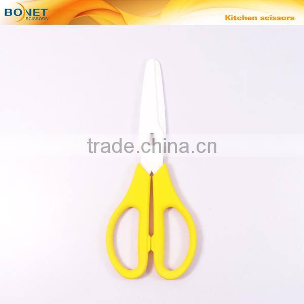 S53102C2P 7-7/8" color handle ceramic kitchen scissor kitchen tool