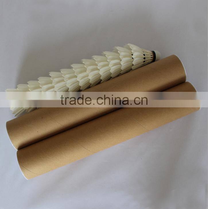 Super high quality Class A goose feather shuttlecock badminton for tournament