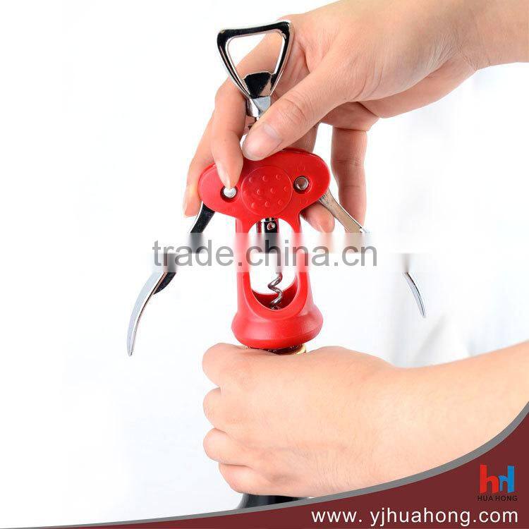 Promotional Plastic Corkscrew Wine Opener (HBO-03H)