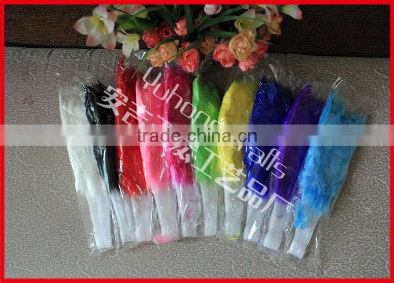 colorful party feather fan for promotion