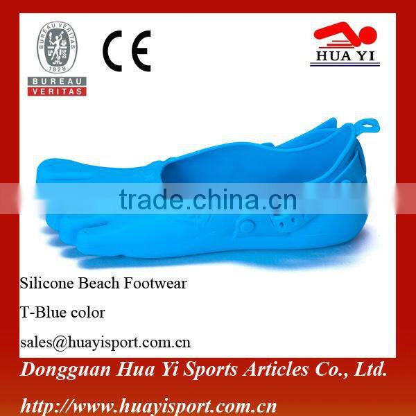 Wholesale pure color Junior beach footwear with patent