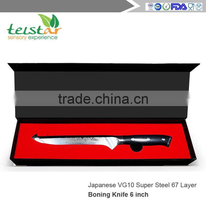 Boning Knife 6 inch - Best Quality Japanese VG10 Super Steel 67 Layer High Carbon Stainless Steel