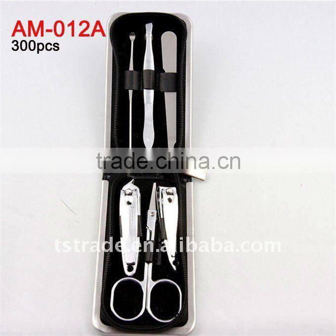 2014 Promotion 5PCS nail pedicure manicure set tools AM-012D