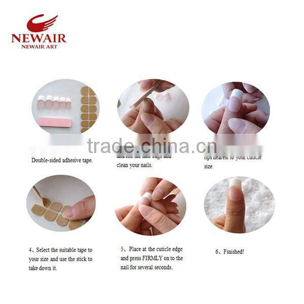 Fake 3DF designs led exhaust rhinestone upho nail art tips