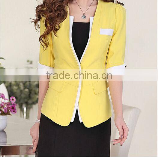 The latest body-con women blazer suit