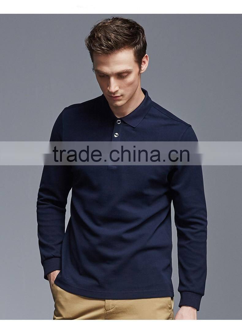 Wholesale Fancy long sleeve cotton Polo T-shirts/Polo Men Shirt/Golf Polo Shirt For Men