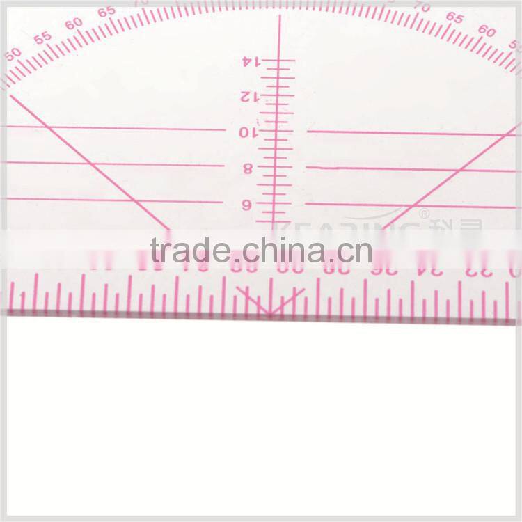Kearing brand 1:3/1:4/1:5 transplant plastic sandwich line flexible triangular scale ruler #8345