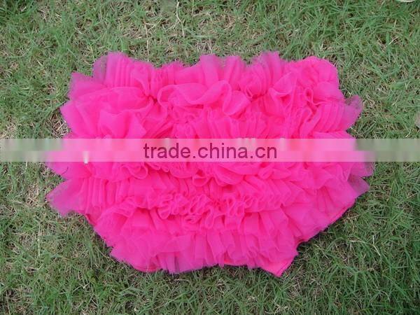 Lovely baby clothing chiffon ruffle baby bloomers kids underwear wholesale baby bloomers