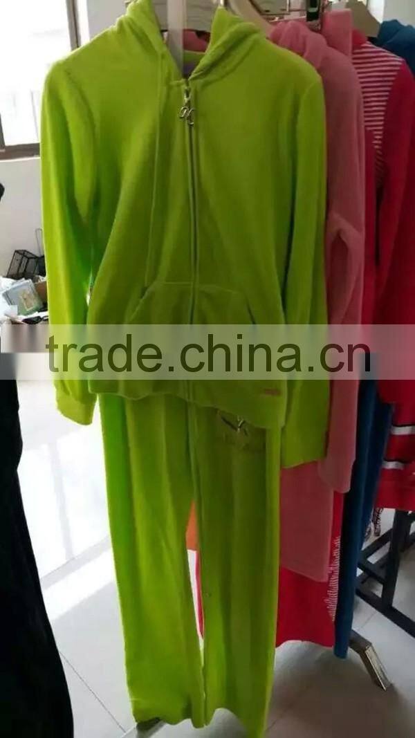 Cheap Price Ladies Velvet sets Stocks for Middle east and South America markets