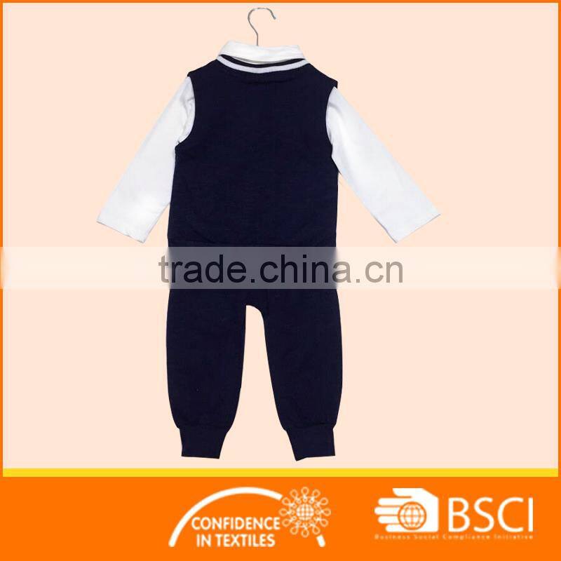 Handsome Stylish 3 PCS Children's School Boy Clothing Set