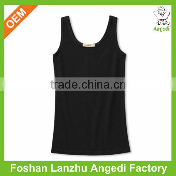 100% cotton ladies quick dry sport gym vest customize slim fit tank top with available colors