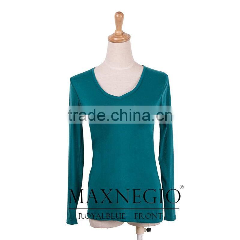 wholesale cheap price new fashion ladies blouse designs 2016 candy colors women long sleeve t shirt spring