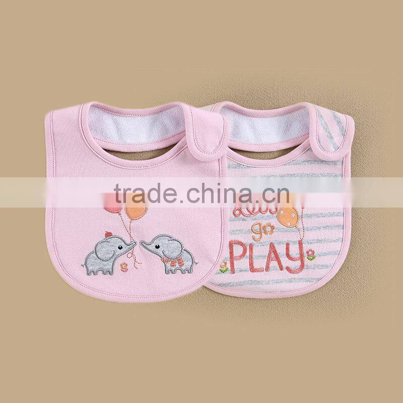 Factory Supply Children Products Directly Wholesale momandbab Baby Bibs Embroidery