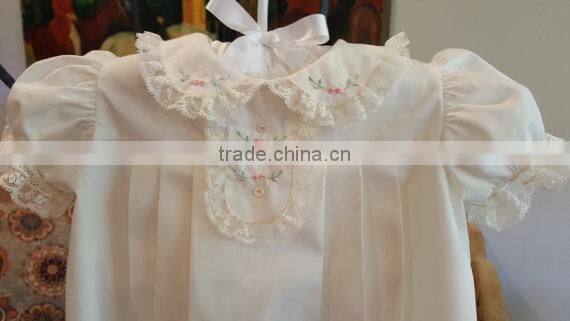 2017 Spring OEM Embroidered Baby Girl Clothes Set