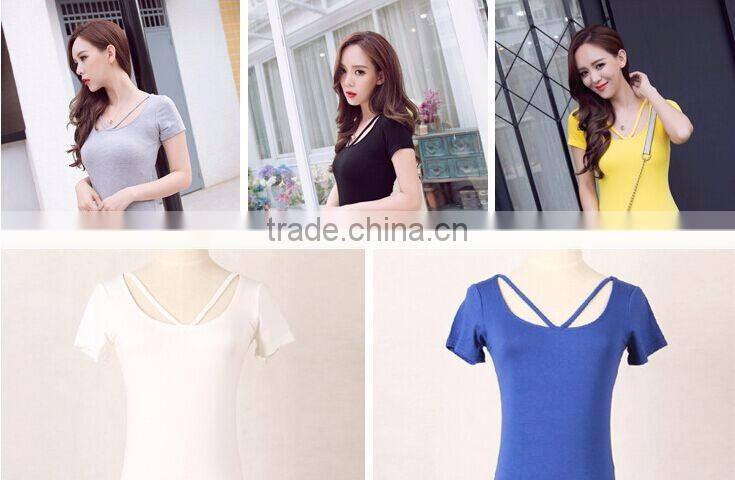 2016 summer top fashion sexy shirt for women